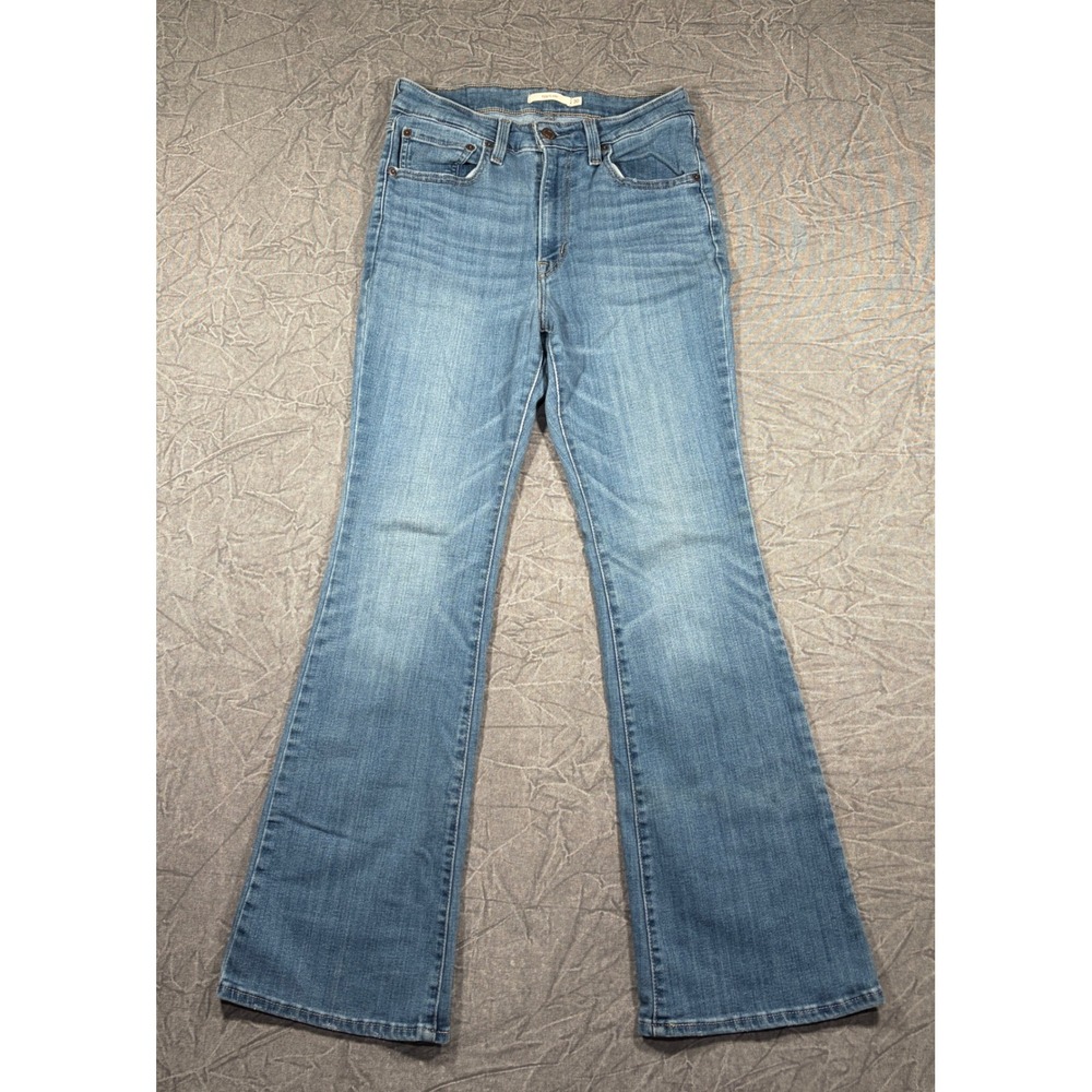 Levi's Jeans Women 30 Blue 726 Flare High Rise Medium Wash Denim